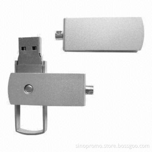 Metal Swivel USB, Measuring 42 x 17 x 8mm